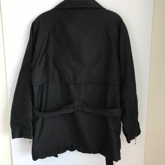 IZZI Black Light Weight Jacket with Belt Medium - Picture 6 of 9